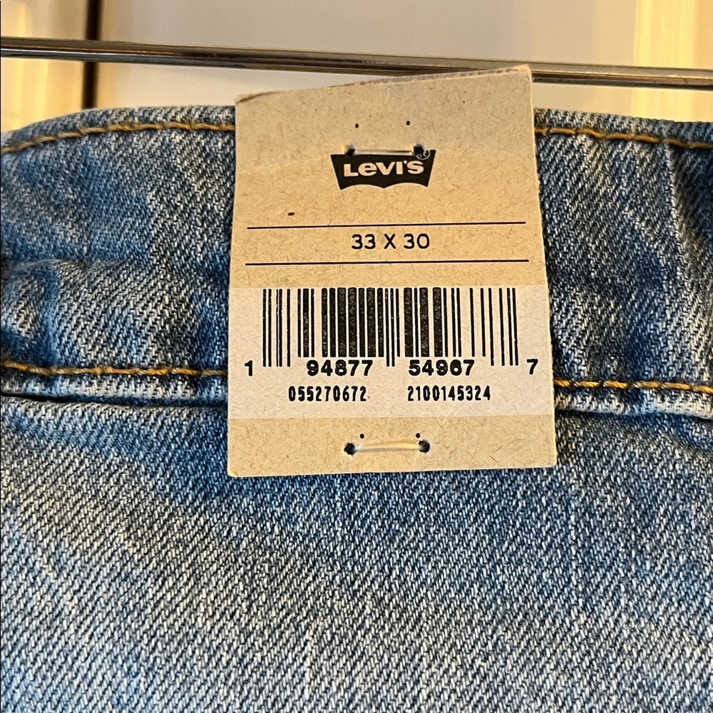 Levi's Men's Light Blue Slim Bootcut Jeans Size 33 X 30 - Picture 4 of 5